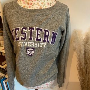 Western University crew neck in a size medium. Gently used!